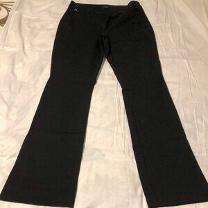 WHBM dress pants with button tab. Black. size 6.
